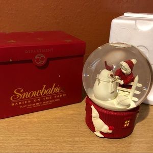 Snowbabies 2000 “Play With Me” Musical Snow Globe